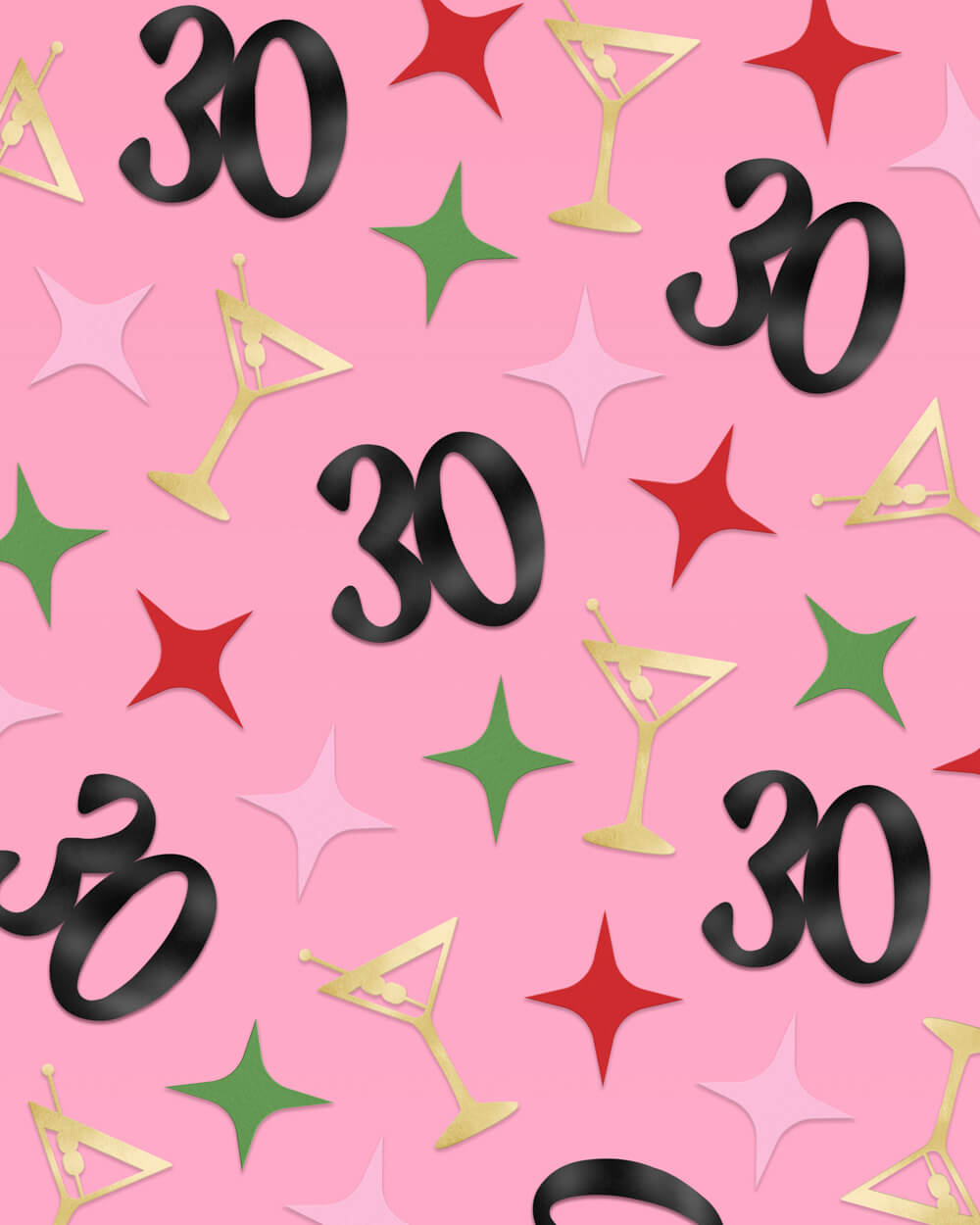 Dirty 30 Confetti - 200 pc foil confetti