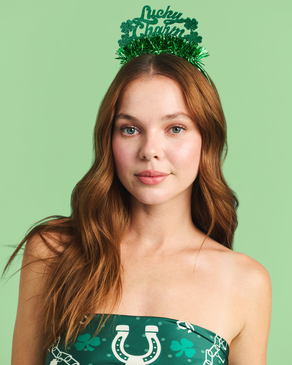 Lucky Charm Headband - tinsel headband