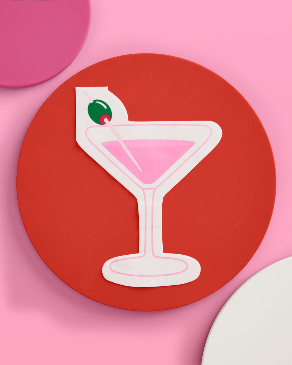Pink Martini Napkins - 25 paper napkins