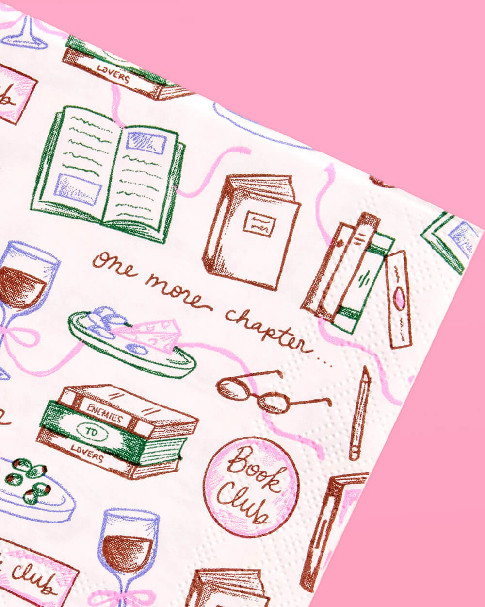 Book Club Napkins - 25 paper napkins