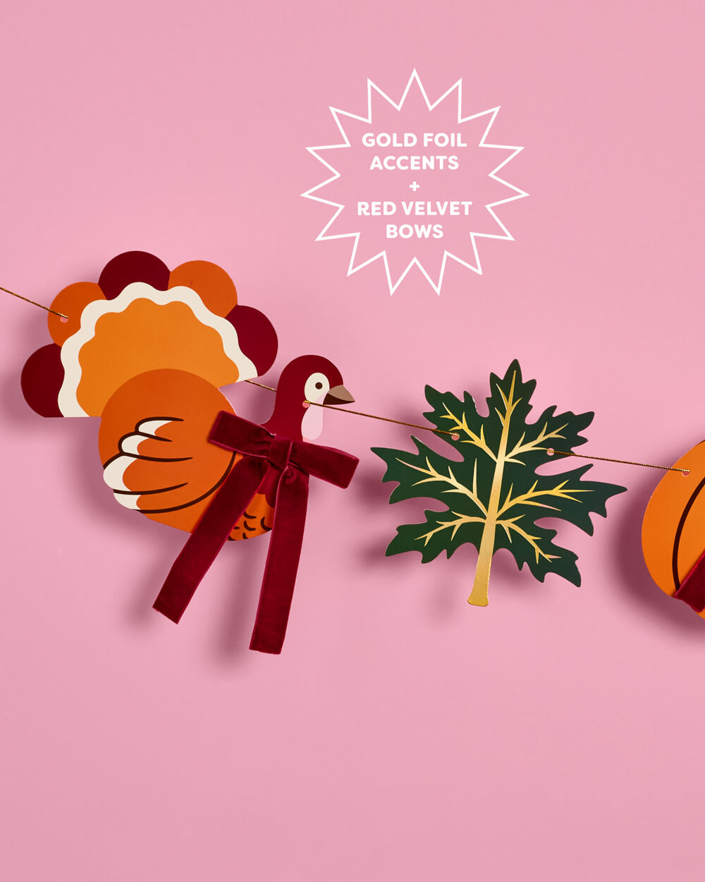 Harvest Banner - 9pc fall icon garland