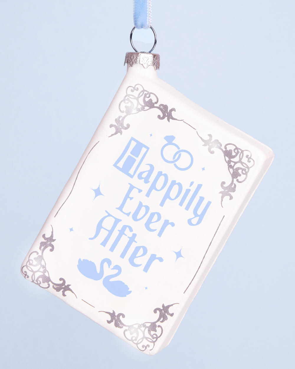 Happily Ever After Ornament - glass holiday ornament