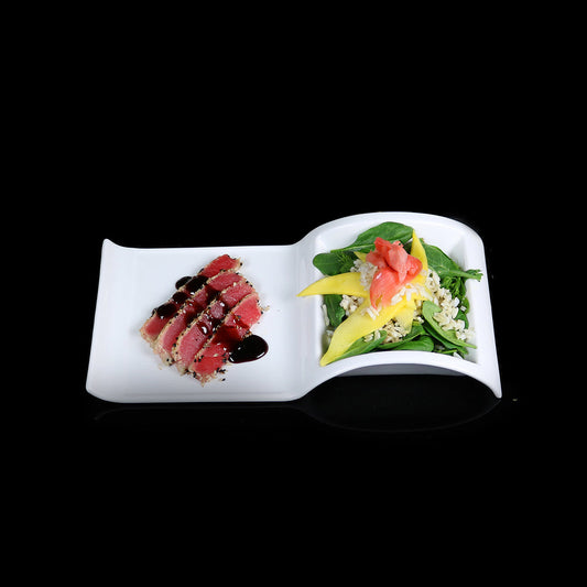 Sectional Salad Plate -Set of 4 pc