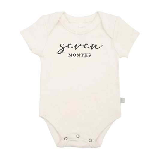 graphic bodysuit | seven months milestone charcoal