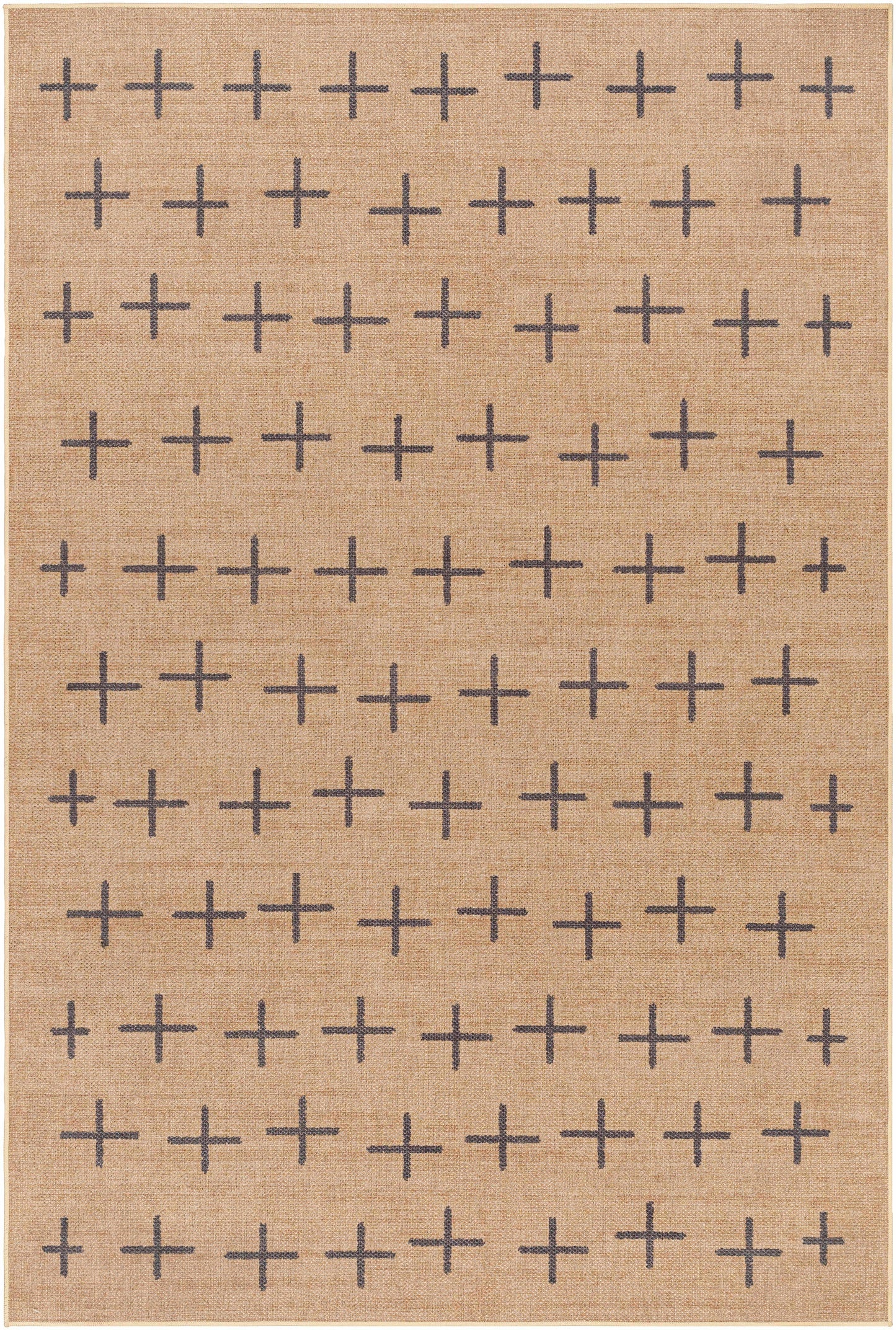 Haimi Black Washable Jutely Rug - Clearance