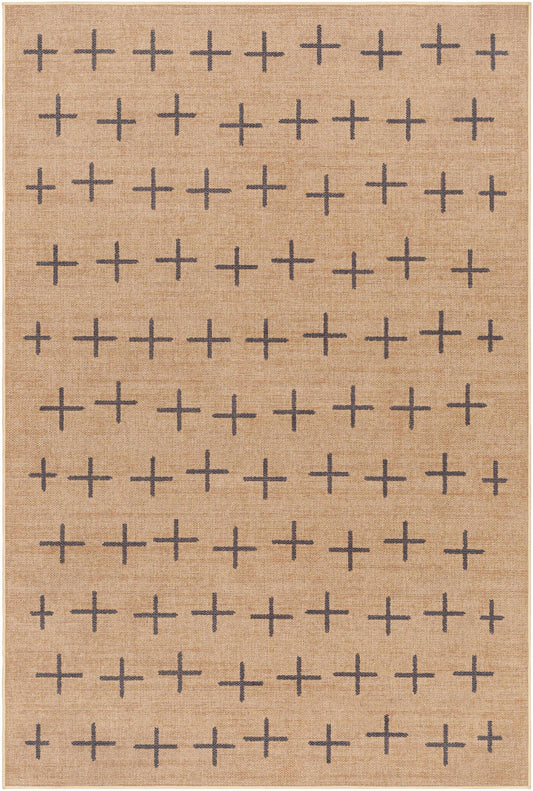 Haimi Black Washable Jutely Rug - Clearance