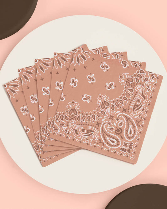 Wild Wild West Napkins - 25 printed napkins