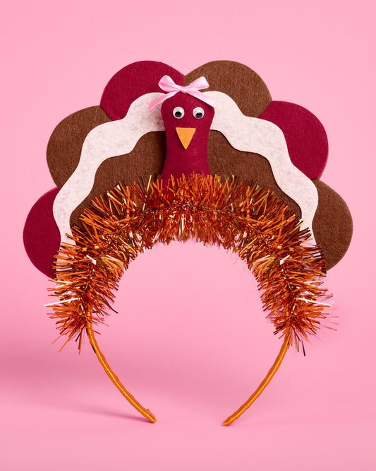 Turkey Time Headband - thanksgiving headband