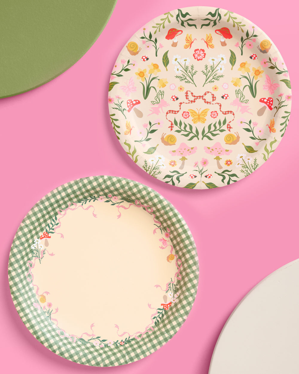 Garden Fairy Plates - 24 paper plates