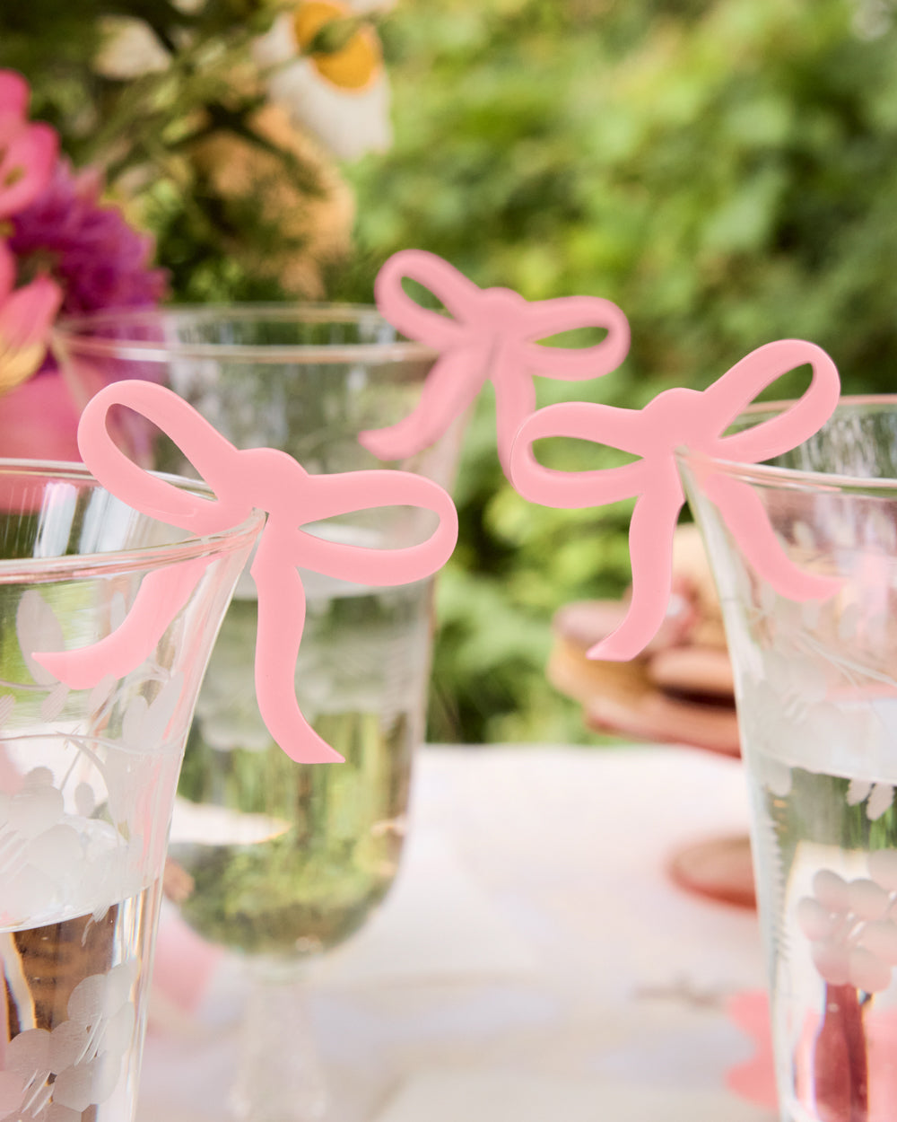 Bow Drink Markers - 8 drink markers