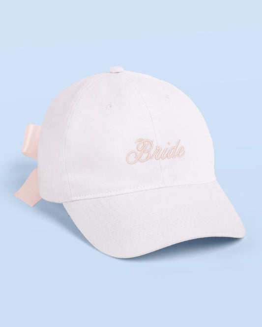 Tying the Knot Hat - embroidered hat + bow