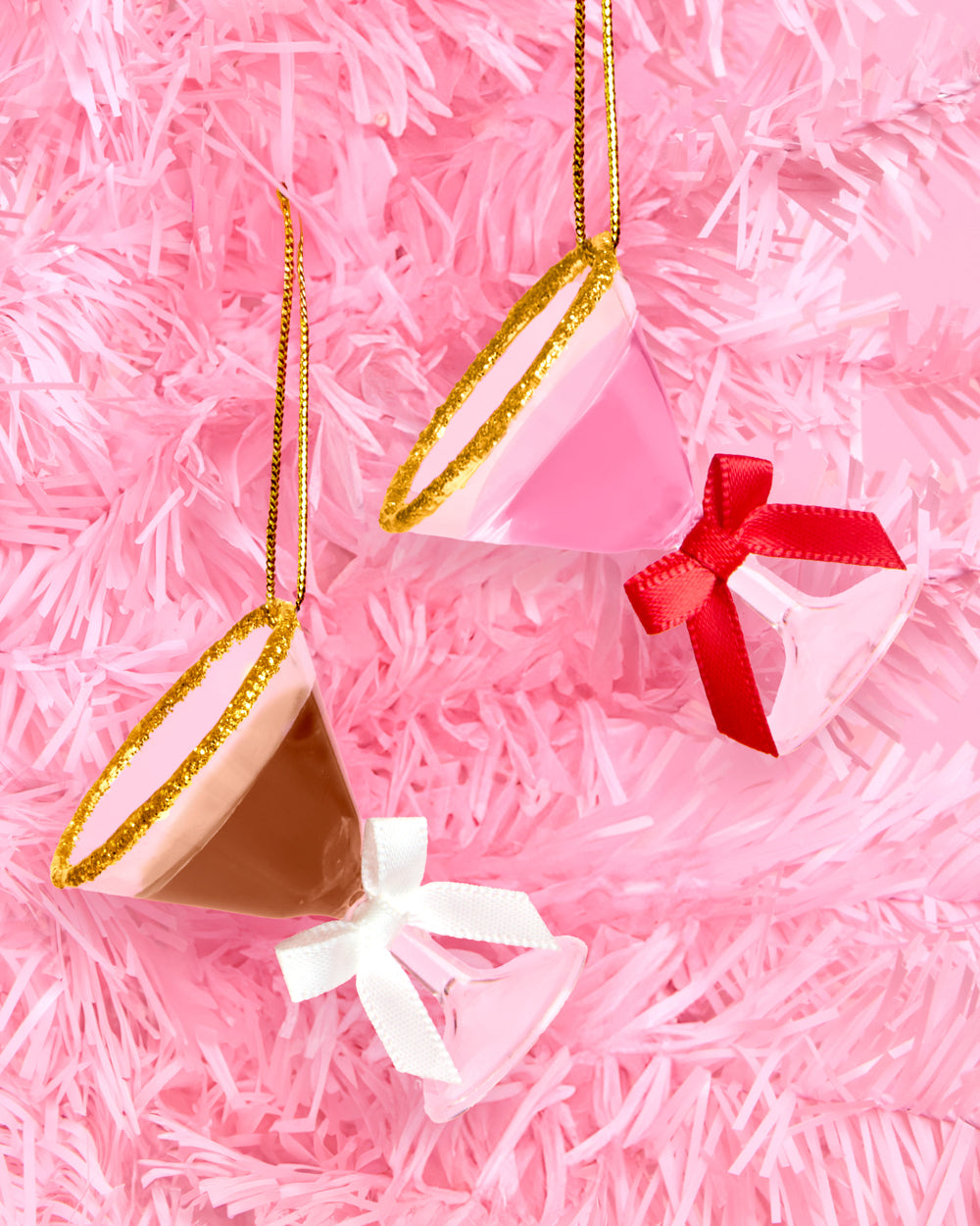 Martini Ornament Set - 6 mini martinis