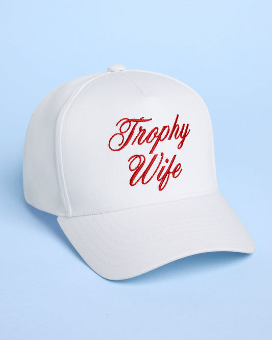 Trophy Wife Trucker Hat - embroidered hat