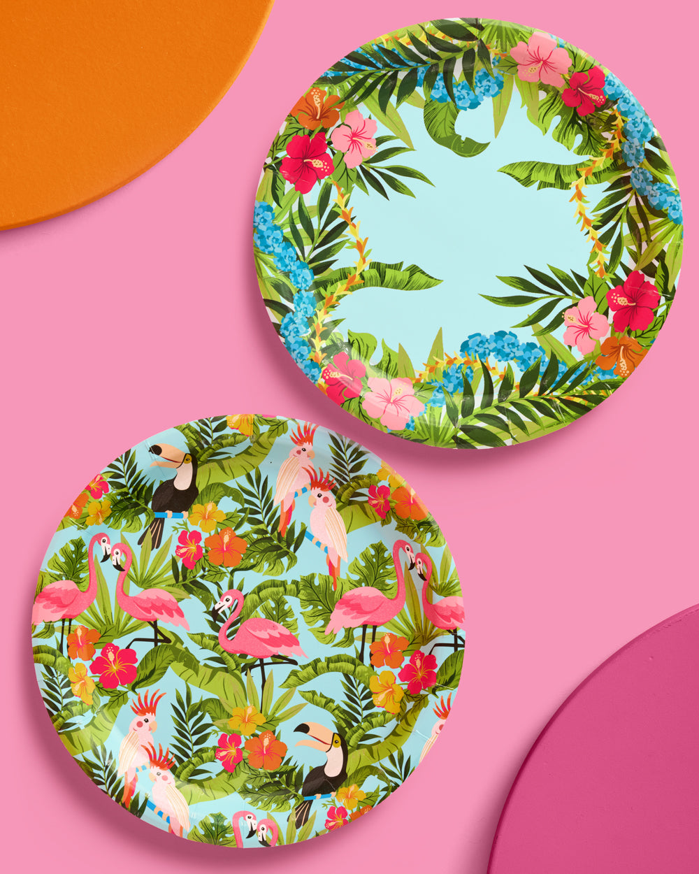 Tropical Plates - 24 paper plates