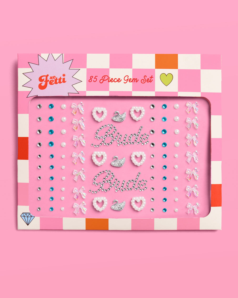Bride Face Gems - 85 adhesive face gems