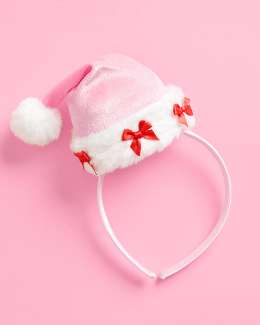Pinkmas Headband - holiday hair accessory