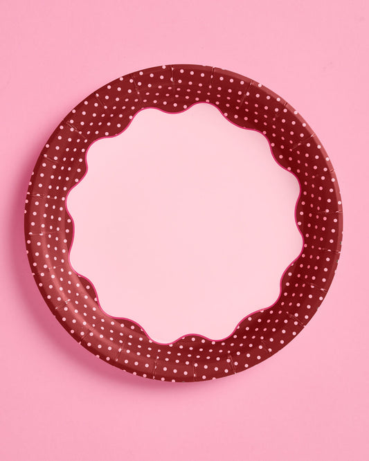 Wine Not Plates - 10 paper plates, 9in