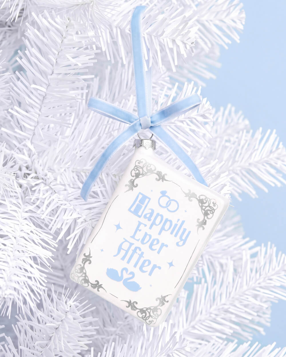 Happily Ever After Ornament - glass holiday ornament