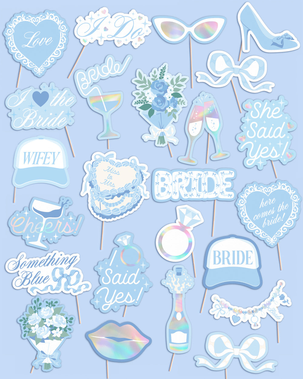 Something Blue Props - 24 props