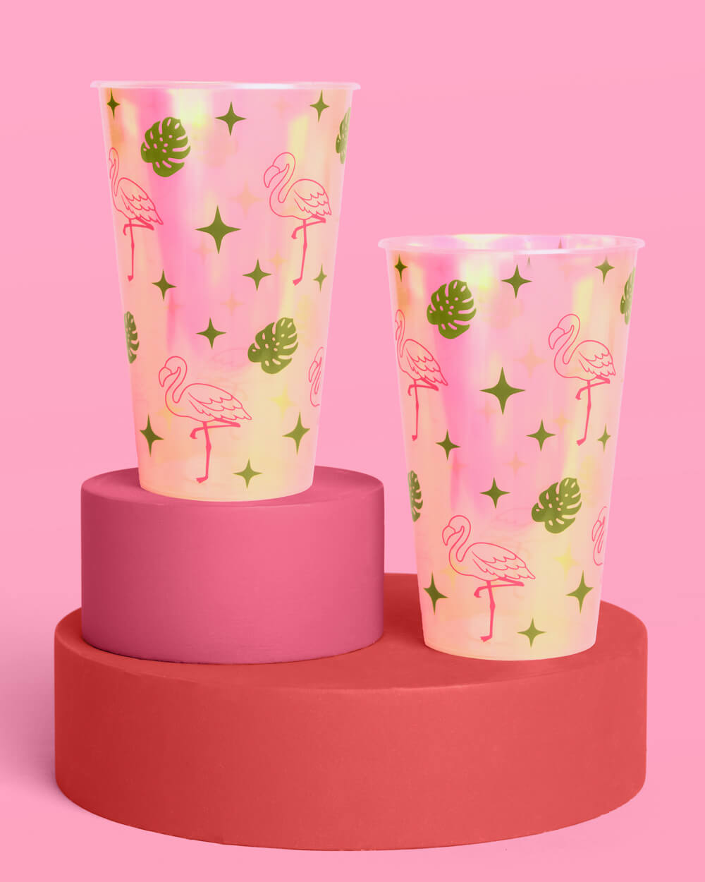 Palm Royale Cups - 16 plastic cups