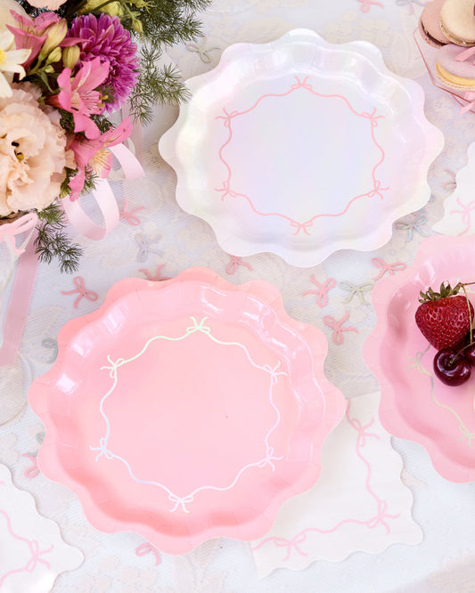 Tying the Knot Plates - 24 paper plates