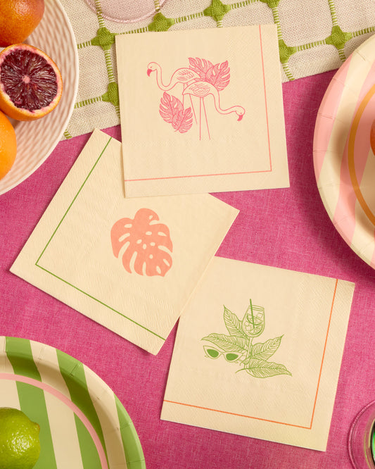 Palm Royale Napkins - 24 paper napkins
