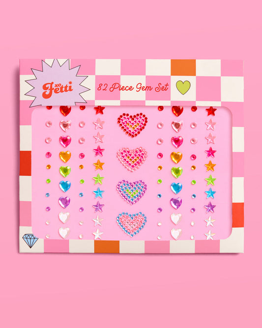 Rainbow Face Gems - 82 pc rainbow rhinestones