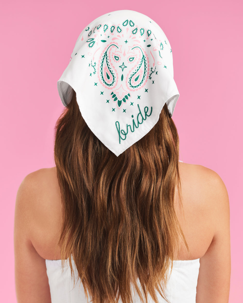 Camp Bride Bandana - embroidered bandana