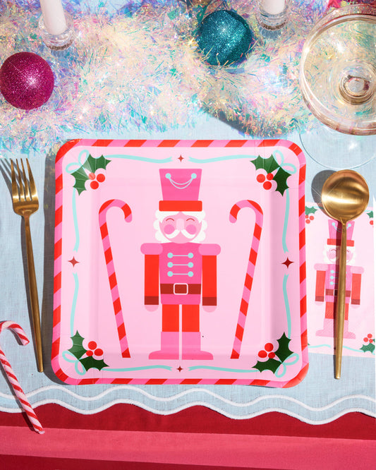 Nutcracker Plates - 25 paper plates