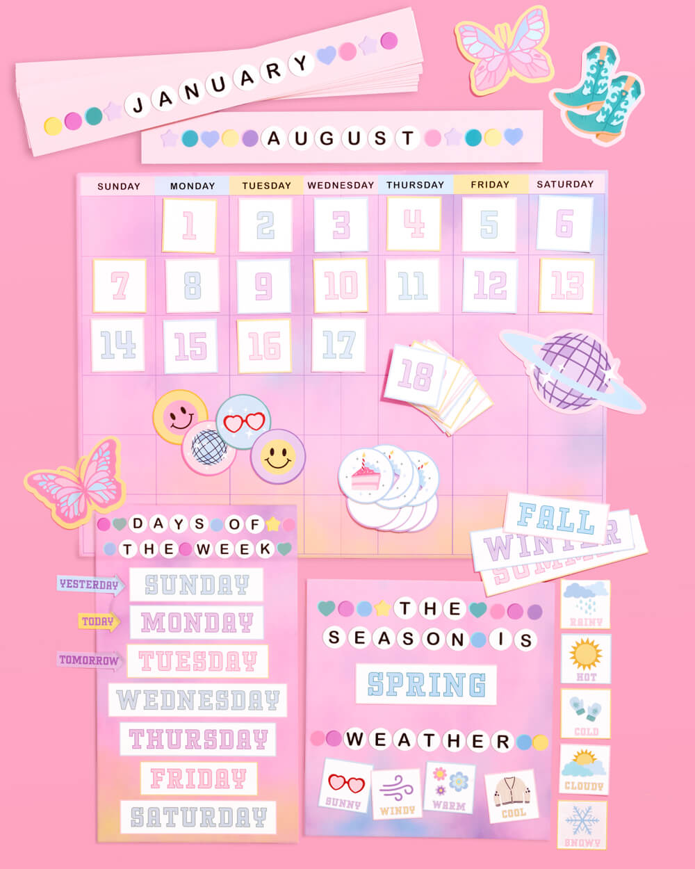 Eras Calendar Set - 79pc calendar set
