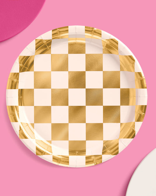 Check Me Out Plates - 25 paper plates