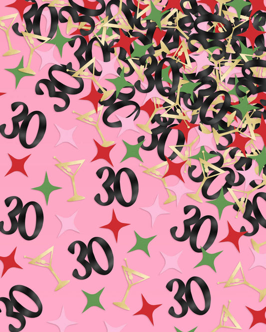 Dirty 30 Confetti - 200 pc foil confetti