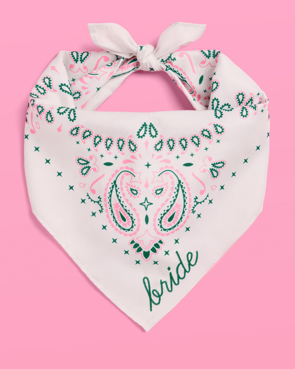 Camp Bride Bandana - embroidered bandana