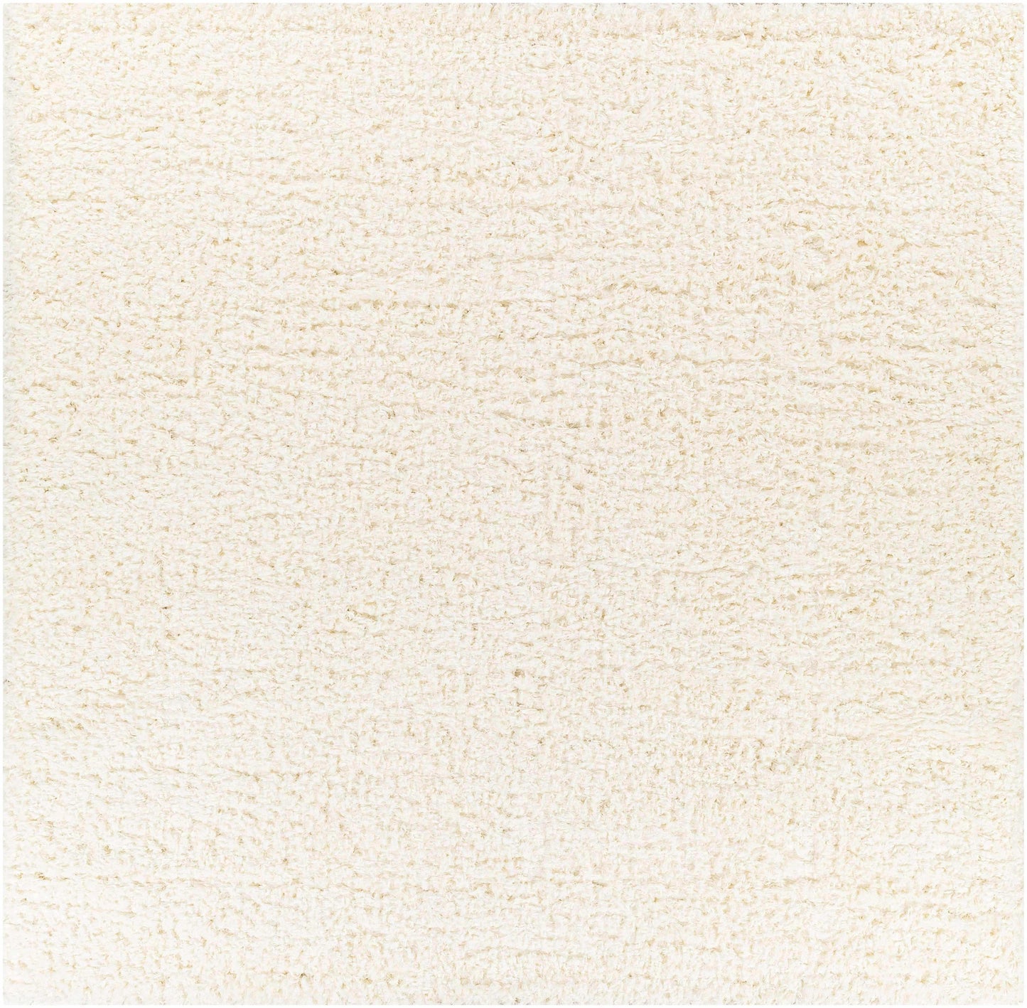 Siari Solid Cream Plush Rug