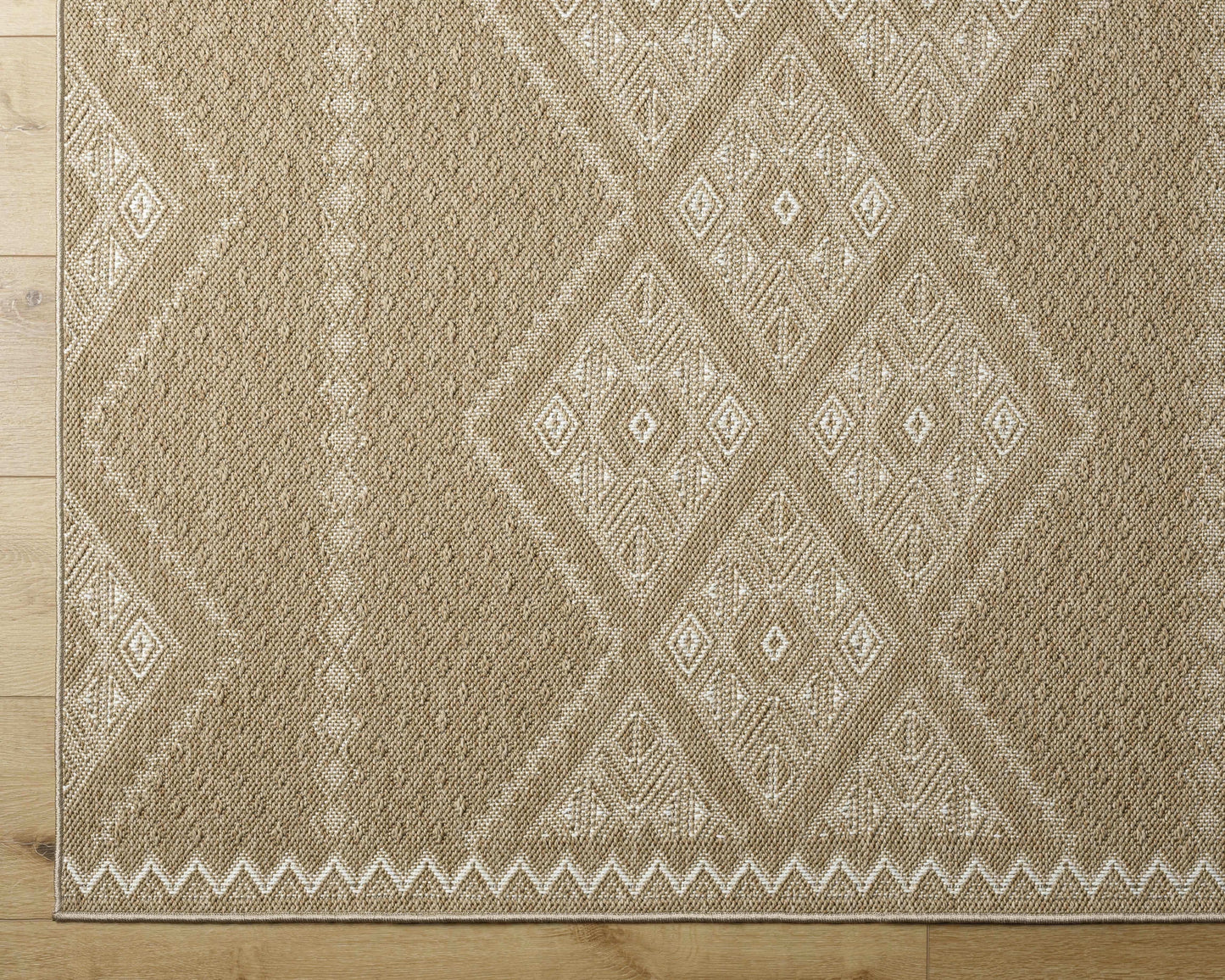 Olina Flatweave Faux Jute Outdoor Rug