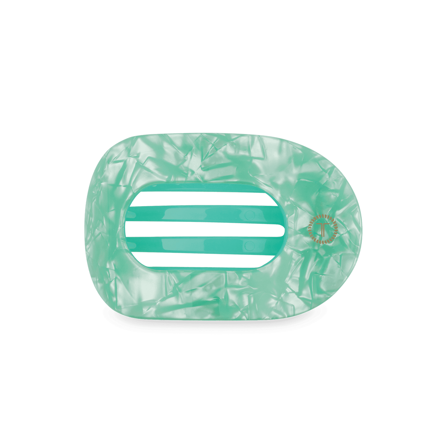 Spring Splash Medium Flat Round Hair Clip