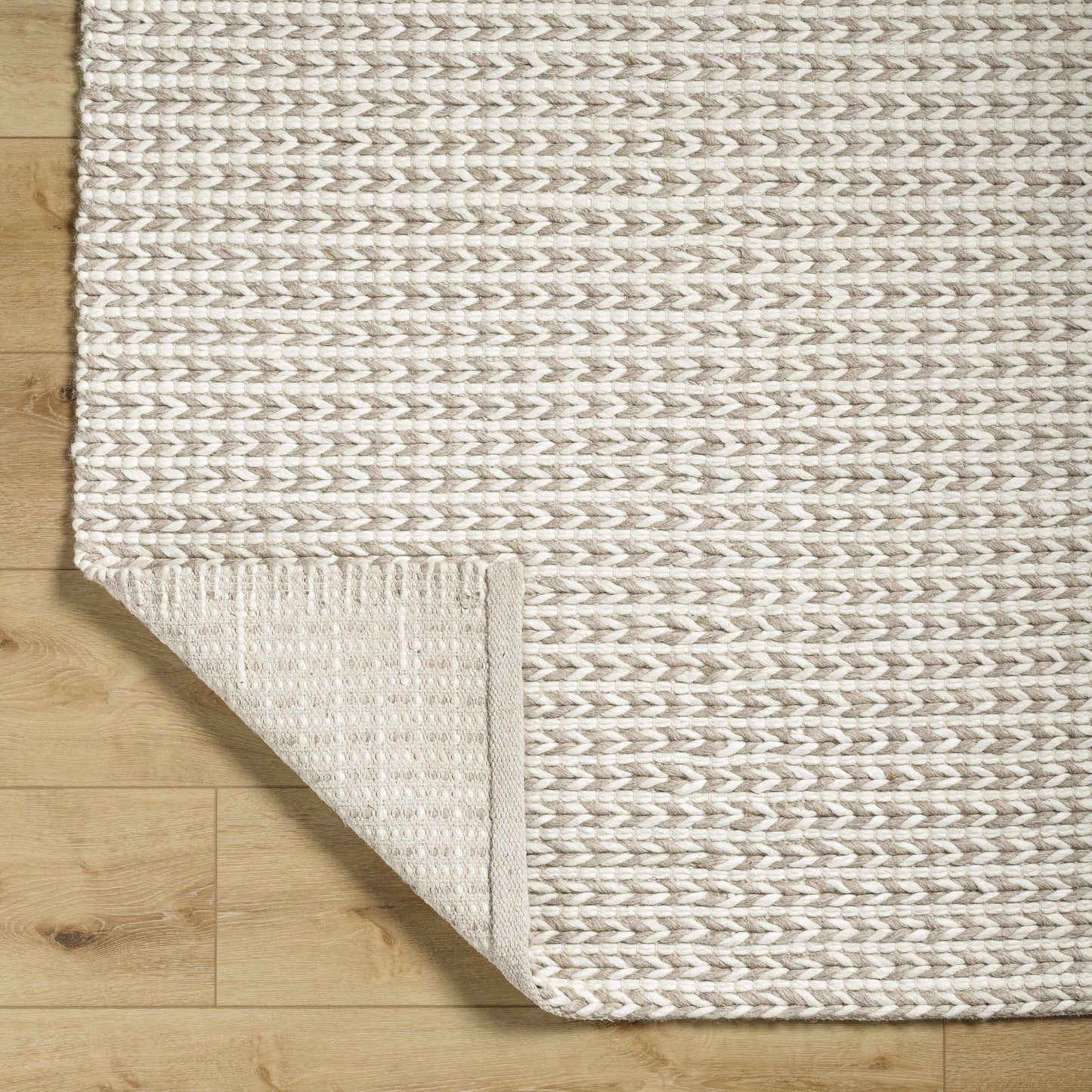 Lenci Hand Woven Wool Area Rug