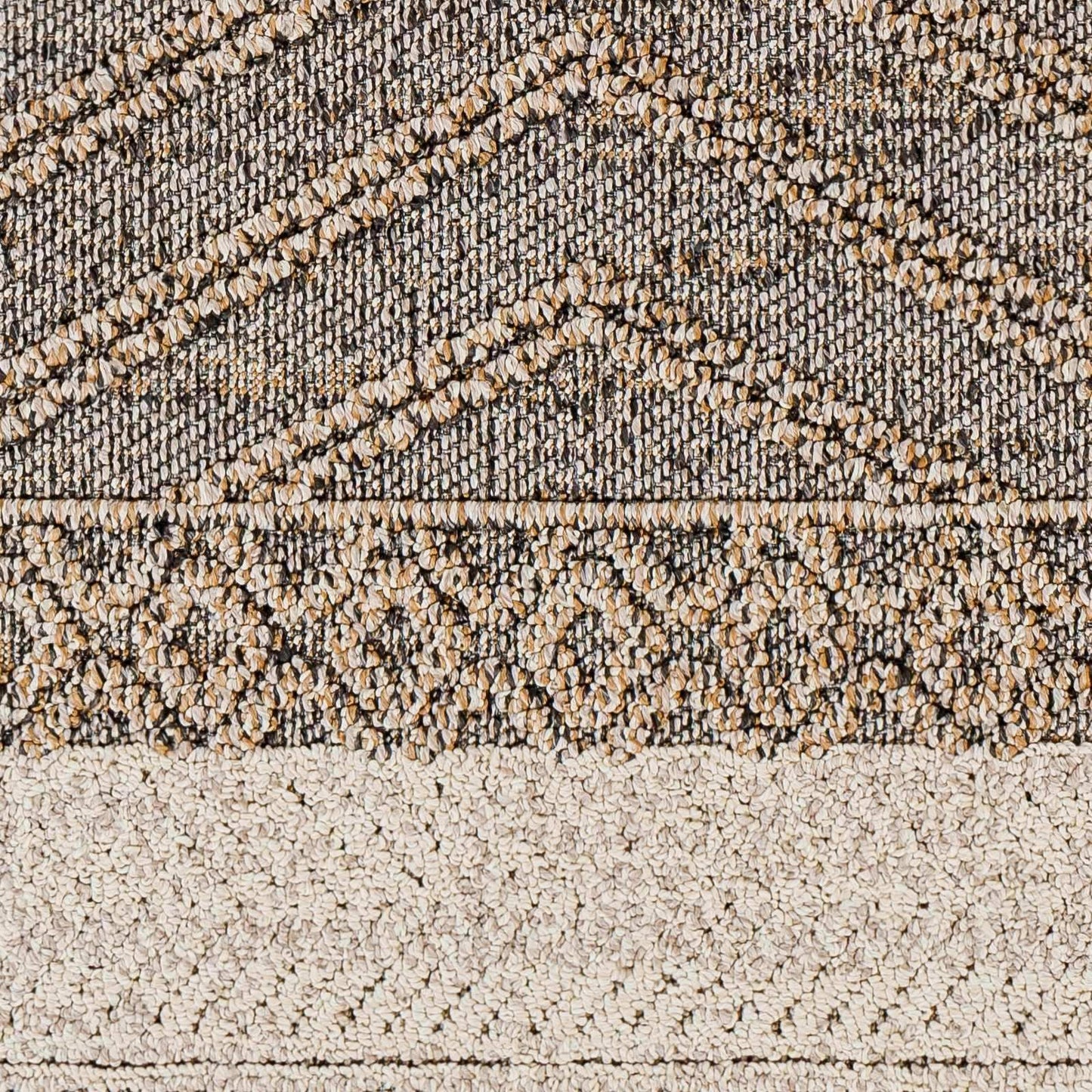 Beige Charcoal Areli Outdoor Area Rug
