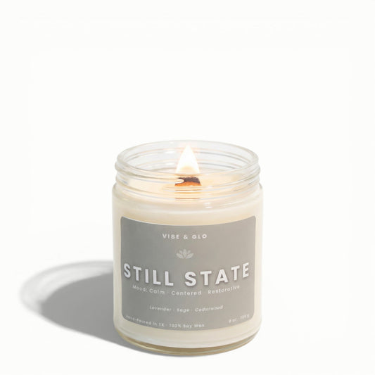 Still State – 8 oz Lavender & Sage Soy Candle