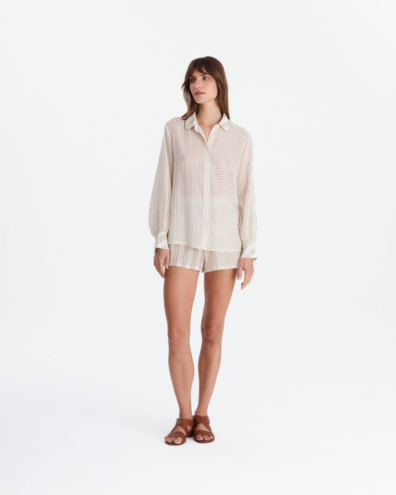 Salvia Cotton Mist Short Pajama Set