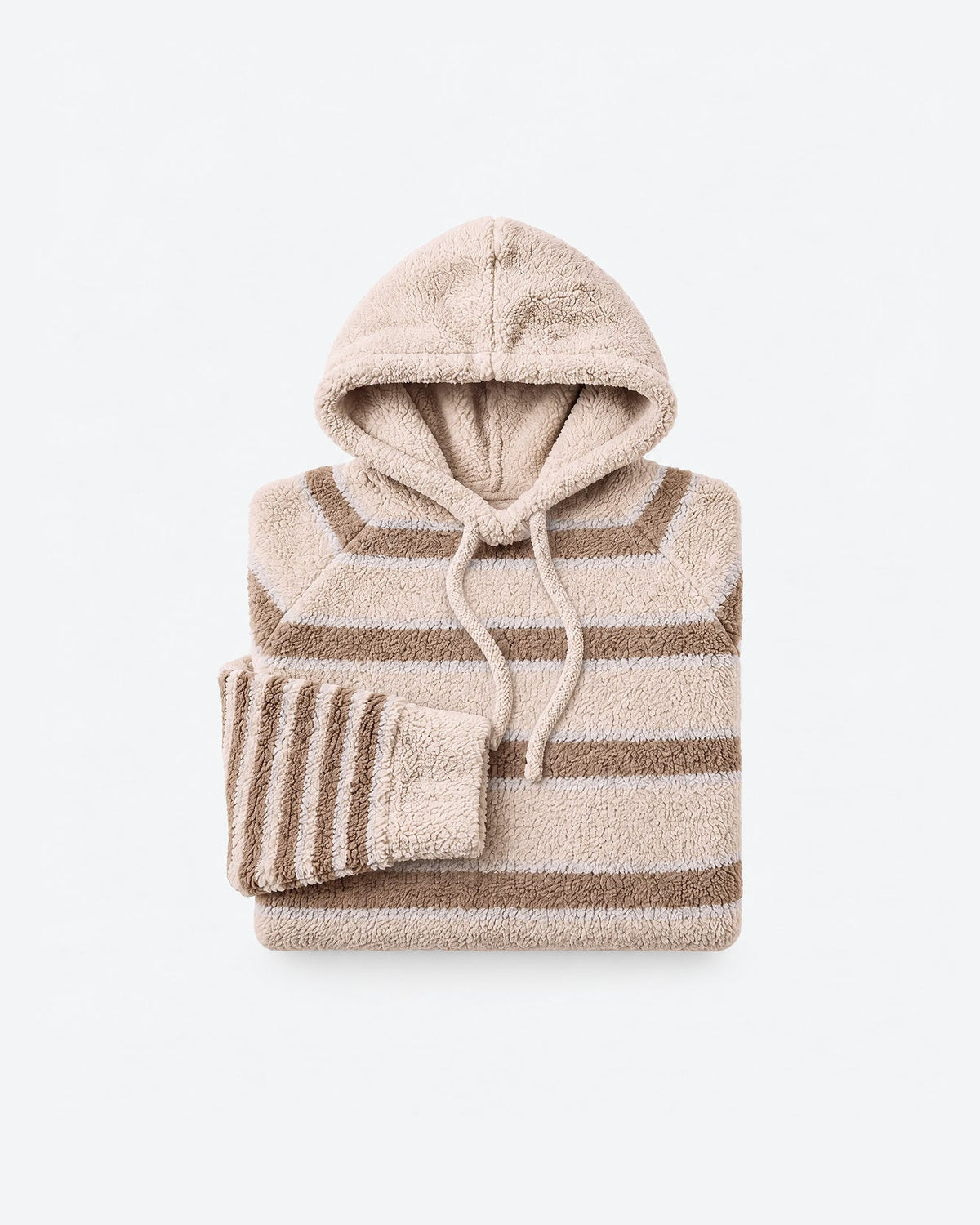 Snug Striped Blanket Hoodie