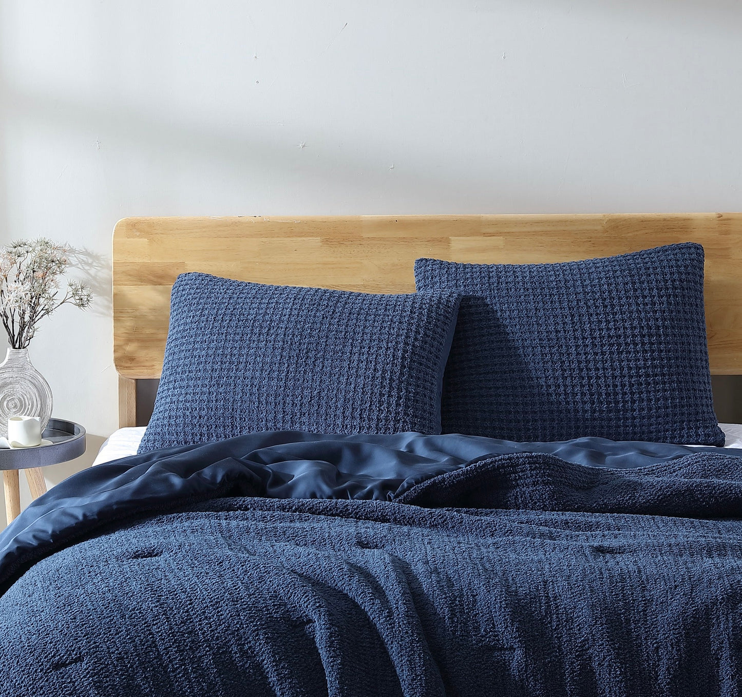Snug Waffle + Bamboo Viscose Sham Set