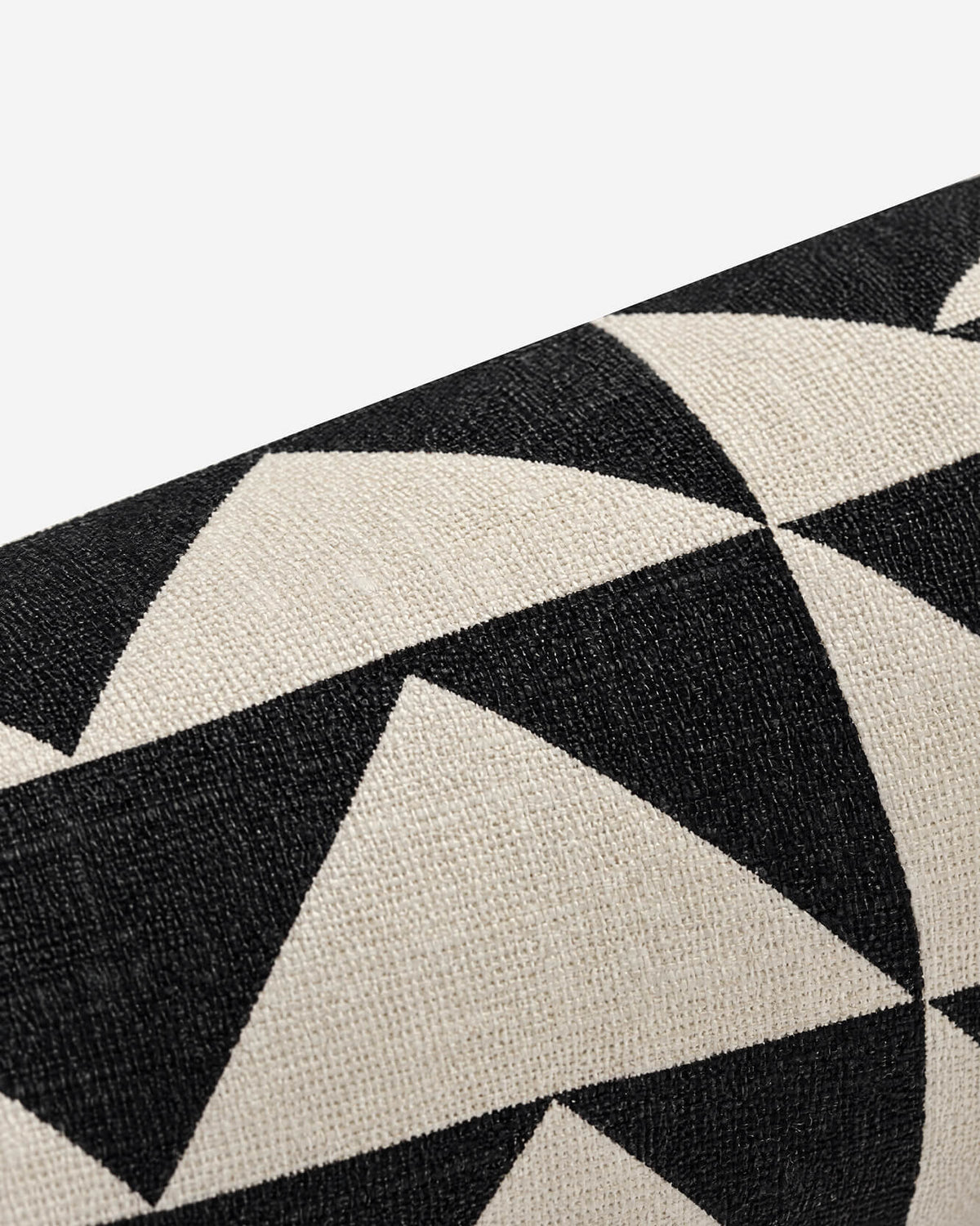 Triangle Grid Bolster Pillow