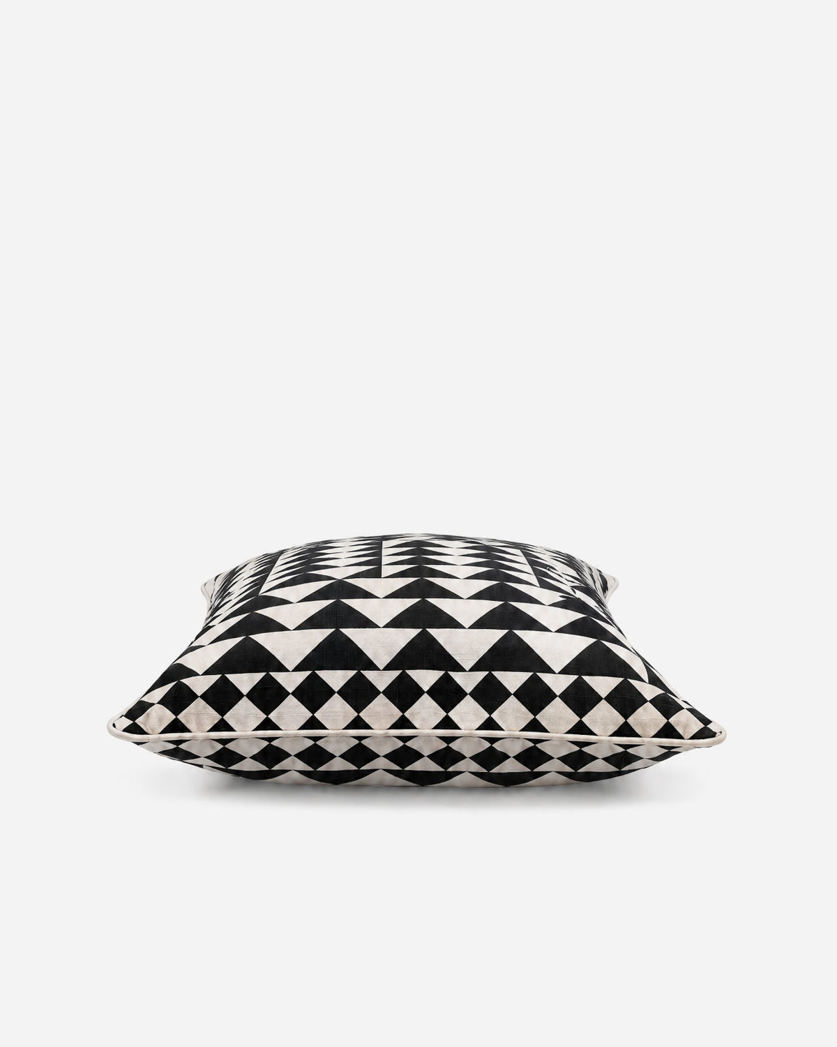 Triangle Grid Large Throw Pillow