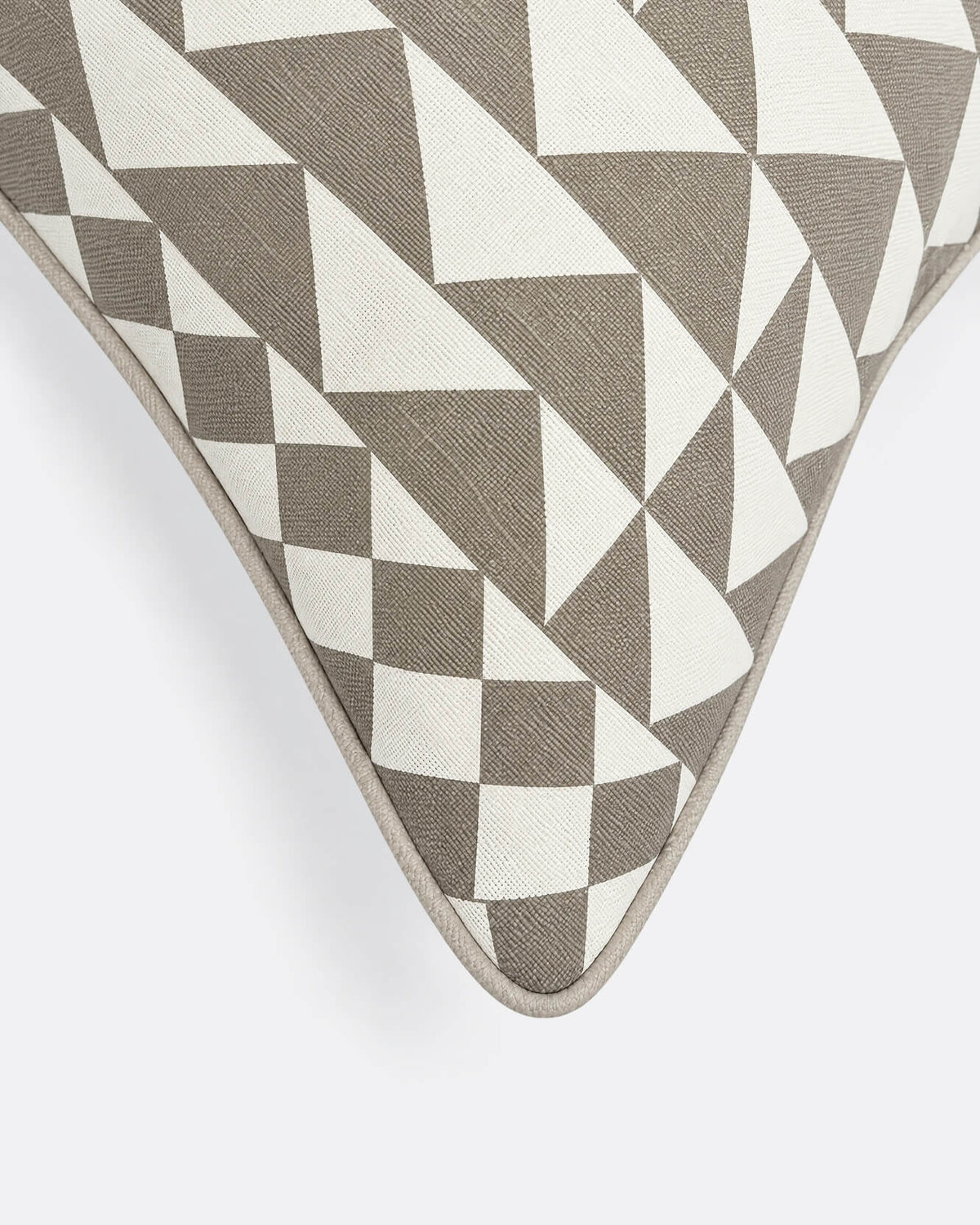 Triangle Grid Large Throw Pillow