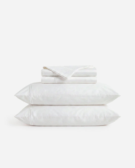 Luce Cotton Sateen Sheet Set
