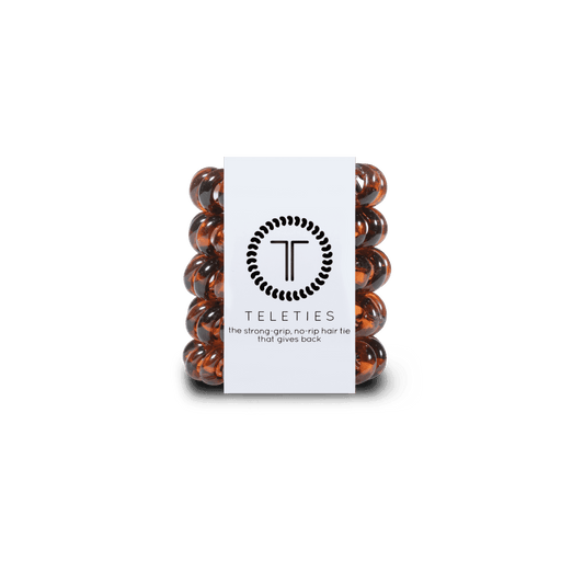 Tortoise Tiny Hair Ties