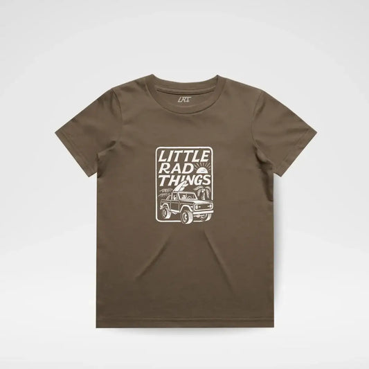 THE BRONCO LITTLE RAD THINGS TEE - BROWN