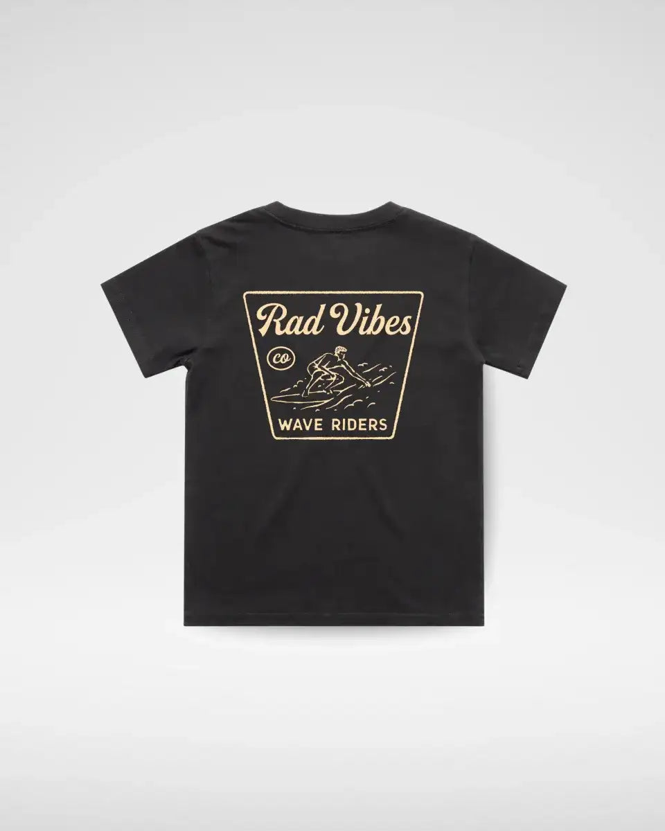 THE MAVERICKS TEE - FADED BLACK