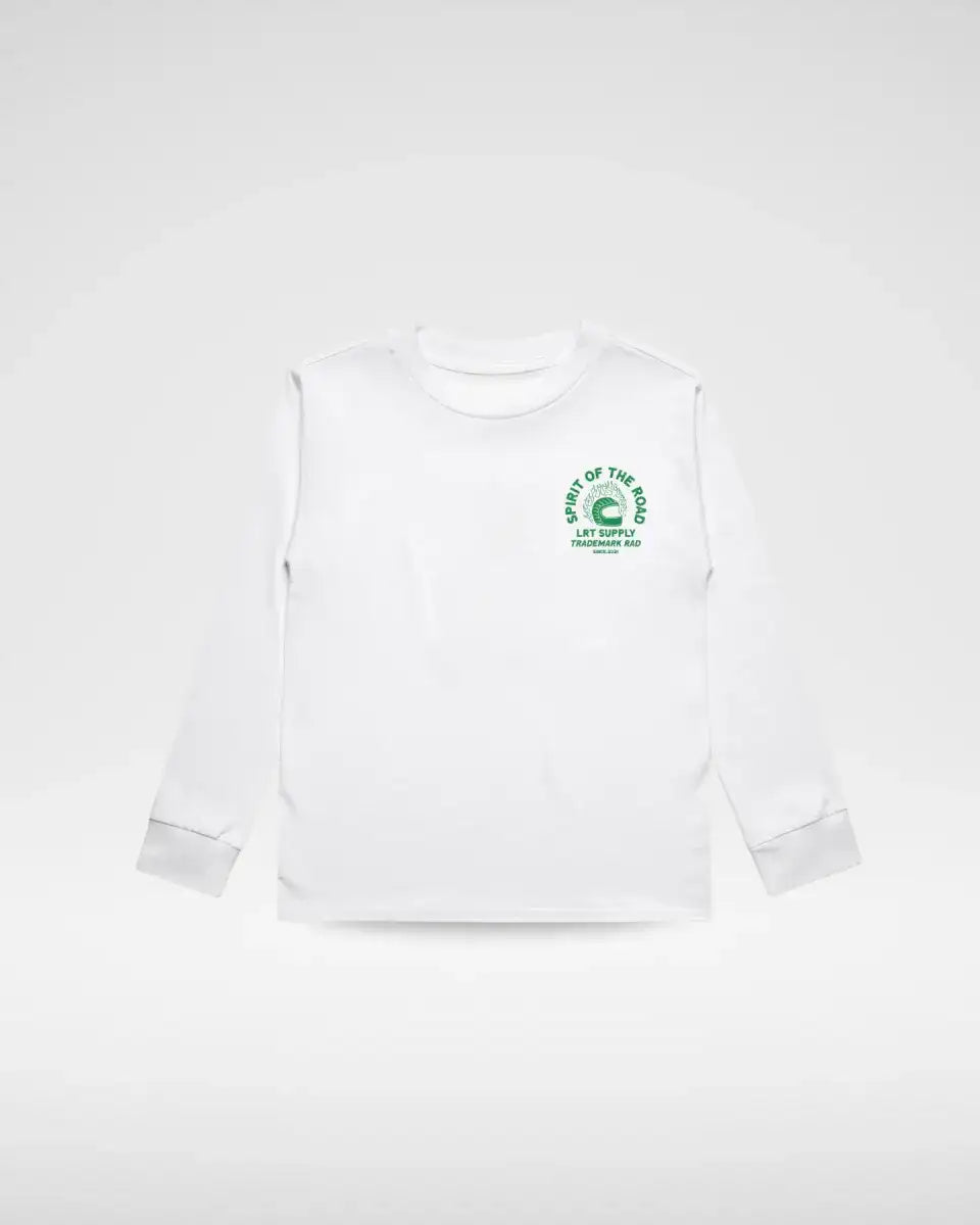 THE SPIRIT RIDER LONG SLEEVE TEE - WHITE